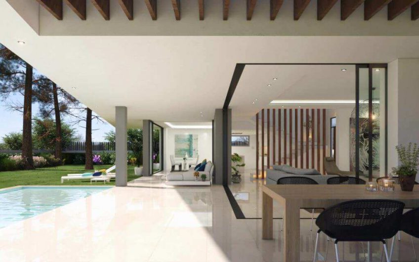Hermoso proyecto de villa de estilo moderno – Golf-Playa-Campo